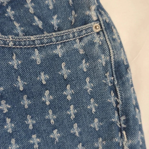 PacSun Distressed Dad Jeans, Color Medium Blue Size 23 - Picture 7 of 16